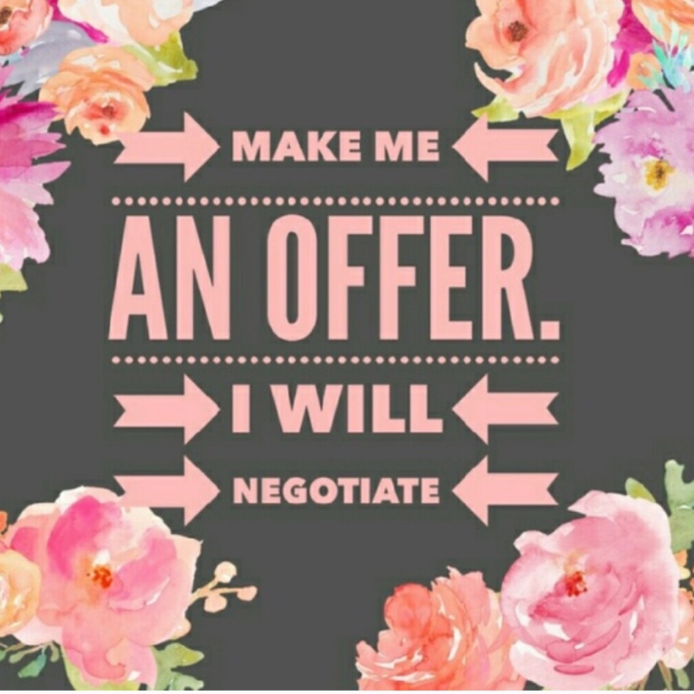 All offers will be considered!